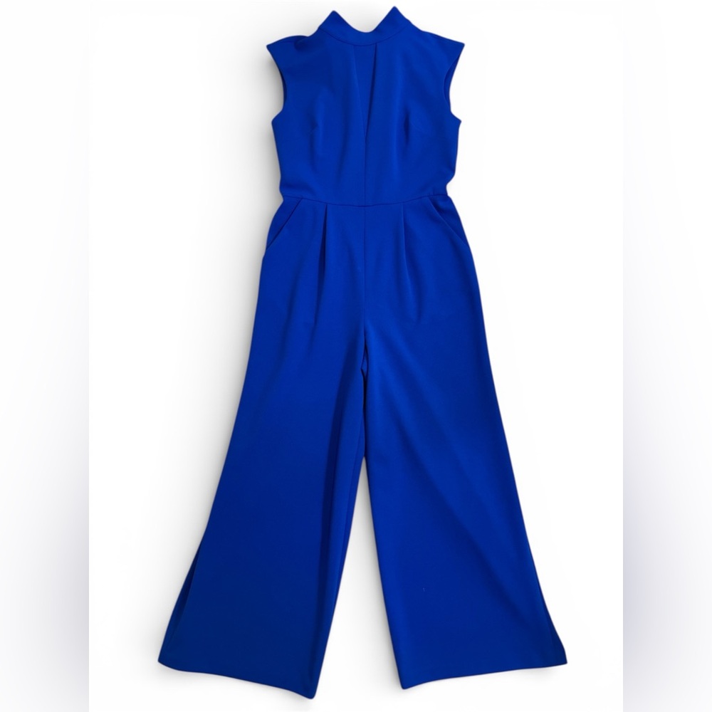 Calvin Klein Royal Blue Sleeveless Jumpsuit